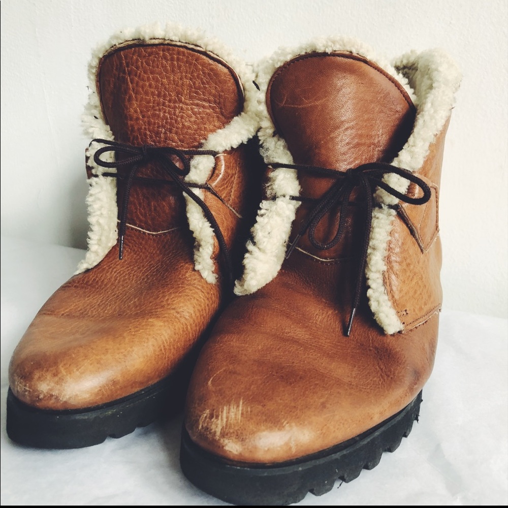 Vintage Van Eli Leather Sterling Boots